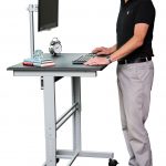 standing desk adjustable stand up desk with monitor mount | stand up desk store NYSCFER