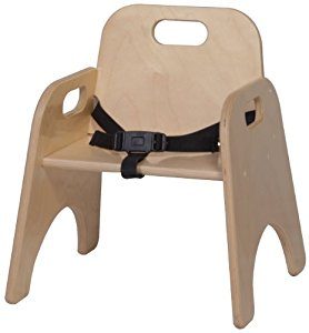 steffy wood products 9-inch toddler chair with strap GTXZGOO