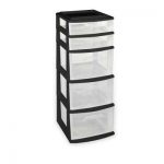 storage drawers 5-drawer polypropylene medium cart AQIAUKG