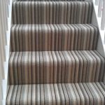 stripe stair carpet - not sure how it would work on the turn DTAZYVJ