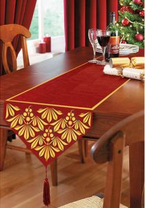 table runners the festive season WOQELHG