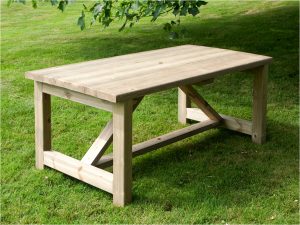 the lightweight tables are easy to move. the garden table should have JPOGSAD