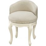 vanity chair beatrice swivel vanity stool GLZCDIO