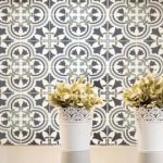 wall stencils augusta tile stencil - size: small - stencil designs for home décor - BGRHJZG