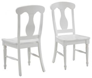 white dining chairs brushed white dining chair pair traditional-dining-chairs EHASAZY