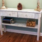 whitewashed sofa table. white hallway table. whitewash entry table. mother  of pearl DRVAEVZ