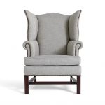 wing chair thatcher upholstered wingback chair | pottery barn XYMYFKW