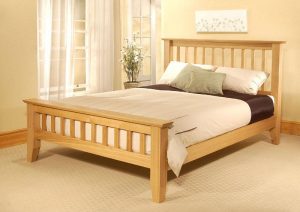 wooden beds king size wooden bed frame MVLLUTM