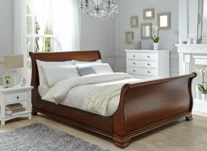 wooden beds orleans walnut wooden bed frame MSIICGD