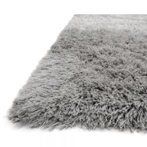 ... loloi celeste shag area rug - grey rug - microfiber u0026 polyester QABJQDM