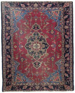 5 x 6 antique turkish rug 10559 BYNEWJJ