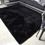 amazing black rugs in amazon com mbigm super soft modern area living room AKRSCDD
