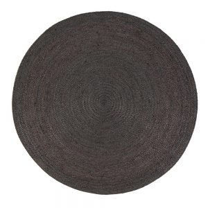 anji mountain kerala gray 6 ft. x 6 ft. jute round area rug TWPEQEH