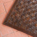 as shown: viceroy leather rug material: buffalo leather color: chocolate  brown description: KSBXMUG