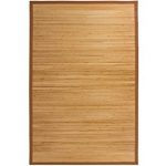 bamboo rug best choice products bamboo area rug carpet indoor outdoor wood 5u0027 ... RJQRLCP
