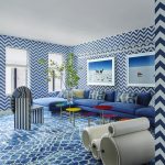 Best blue rug elle decor november 2015: 7 best rooms with designer rugs UBHETWP