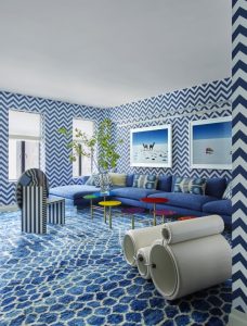 Best blue rug elle decor november 2015: 7 best rooms with designer rugs UBHETWP