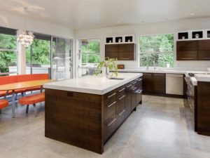 best flooring options kitchen in new luxury home QBJFGFP