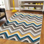 best rugs amazon.com: new fashion zigzag style large area rugs 8x11 clearance under  100 KSAZWMR