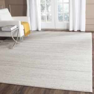 big area rugs safavieh adirondack vintage ombre ivory / silver area rug - 9u0027 square QNEJXYM