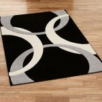 black rugs corfu contemporary rectangle rug black NXEAEHV