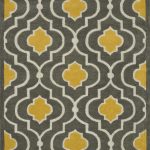 brighton grey and yellow rug UNAXFQO