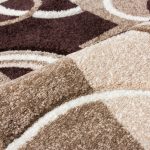 brown area rug with circles echo shapes u0026 circles beige brown geometric area rug WPMDUKE