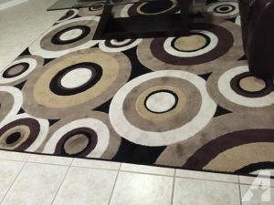 brown area rug with circles modern living dinning area rug circles brown black home DNARKAD