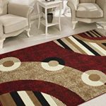 carpet designs for home amazon.com: sweet home stores modern circles design area rug, 8u00272 x 9u002710, OQWPDTJ