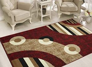 carpet designs for home amazon.com: sweet home stores modern circles design area rug, 8u00272 x 9u002710, OQWPDTJ