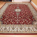 Carpet rug amazon.com: large 5x8 red cream beige black isfahan area rug oriental carpet EYDUKXK