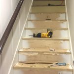 Carpeting stairs wood-stairs-diy JWAOEBP