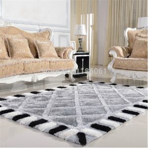 carpets and flooring online hot sale plaid modern carpet for livingroom and area shaggy rug of bedroom IKXAYAO