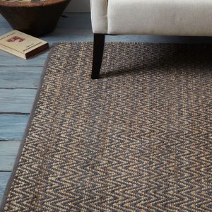 chenille rug jute chenille herringbone rug - natural/slate | west elm ISCTJCR