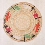 Circle rugs thalia basketwoven jute round rug at urban outfitters MTJKEOP