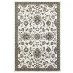 classic white rugs adana white/brown 5 ft. x 7 ft. vibrant indoor area rug BBTNRLT