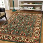 Clearance rugs amazon.com: large area rug oriental carpet 8x11 living room rugs 8x10 green EMDKENW