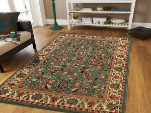 Clearance rugs amazon.com: large area rug oriental carpet 8x11 living room rugs 8x10 green EMDKENW