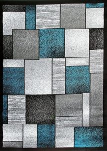 Clearance rugs turquoise gray rug | contemporary area rugs | clearance rugs 5x8 8x11 - DMKSTOX