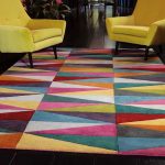 colourful rugs funk triangles multi rugs (70 x 200cm) QUIEMJX