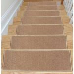 commercial rugs dark beige 9 in. x 27 in. non-slip rubber back stair tread ITPXQPJ