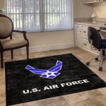 custom rug manufacturers military logo rugs DUFEIXS