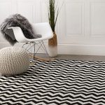 designer area rugs contemporary black chevron striped rug 5-feet by 8-feet designer area rug IWSELJK