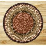 earth rugs round area rug, 5.75u0027, burgundy/mustard TPPAKHK