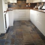 flooring tile in kitchen slate kitchen flooring may be your answer to durability, beauty, and style IQDDZSW