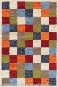 Funky rugs image is loading zante-rug-multi-coloured-squares-checked-tiles-funky- GSGCNQD