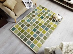 green rugs illusion campari green cream XCZSENG