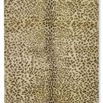 hand-knotted leopard rug LNLWJRM