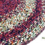 Handmade woven rugs crochet handmade mat, rug, rugs, woven rug, oval, pet bed, carpet, floor ZKBGISD