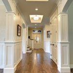 hardwood flooring ideas walnut hardwood floors against white walls and doors - beautiful PPYRYQR